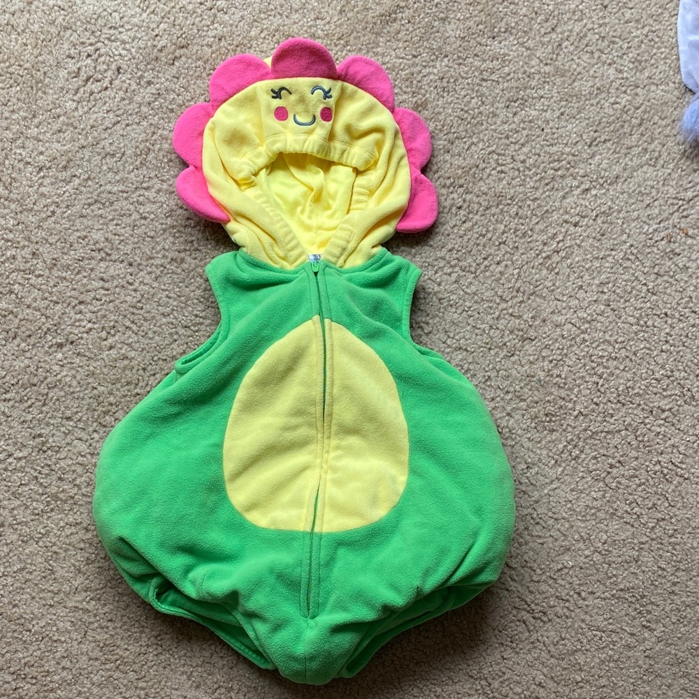 Carter's Green and Yellow Flower costume